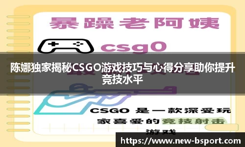陈娜独家揭秘CSGO游戏技巧与心得分享助你提升竞技水平